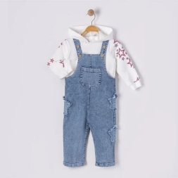 KIZ 2/5 YAŞ KAŞŞONLU İKİ İP SWETLİ KOT SLOPET