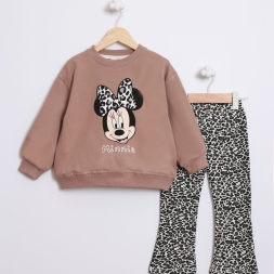 KIZ 2/5 YAŞ LEOPAR MİNNİE TAKIM