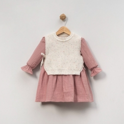 KIZ 2/5 YAŞ MÜSLİM KROPLU ELBİSE