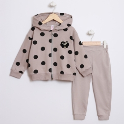 KIZ 2/5 YAŞ PUANLI FERMUARLI TAKIM