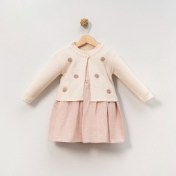 KIZ 2/5 YAŞ SUZUNE HIRKALI ELBİSE