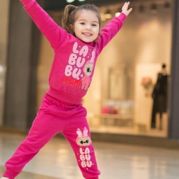 KIZ 3/10 YAŞ BU LABUBU 3İP Ş.SUZ EŞOFMAN TAKIM