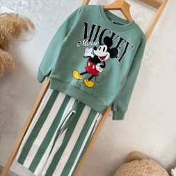 KIZ 3/10 YAŞ BY MİCKEY ALT ÇİZGİLİ 3 İP Ş.SUZ