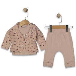 KIZ 3/12 AY BASKILI HIRKALI 3 LÜ KIZ TAKIM