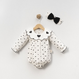 KIZ 3/12 AY GENIS YAKALI ROMPERLER