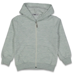 KIZ 3/12 YAŞ 2 İP KALP KAPŞONLU FERMUARLI HIRKA