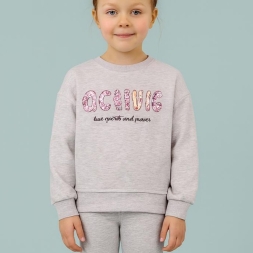 KIZ 3/12 YAŞ ACTİVE BASKILI SWEAT