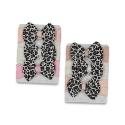 KIZ 3/18 AY RAPORLU LEOPARLI SAÇBANDI