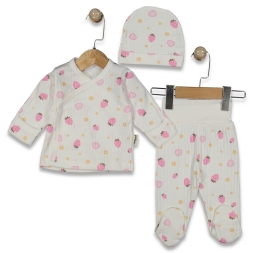 KIZ 3/3 AY ÇİLEK-ASKIDA ZIBIN TAKIM