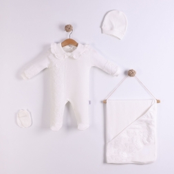 KIZ 3/3 AY DANTELLİ 4 LÜ ZIBIN TAKIMI