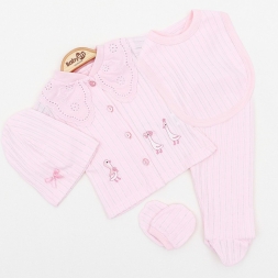 KIZ 3/3 AY ÖRDEKLİ 5Lİ ZIBIN TAKIM