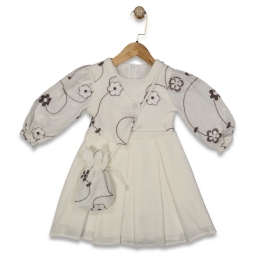 KIZ 3/5 YAŞ KESE ÇANTALI ELBİSE