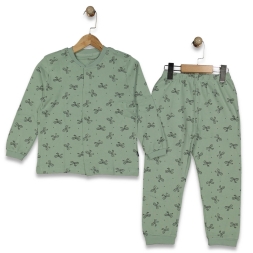 KIZ 3/6 YAŞ FİYONKLU PJAMA TAKIM