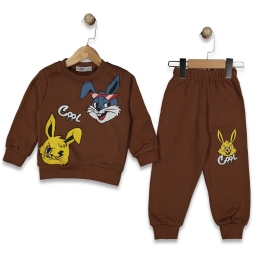 KIZ 3/7 YAŞ COOL TAVŞAN 2Lİ TAKIM