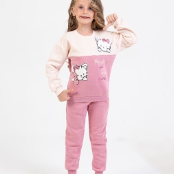 KIZ 3/7 YAŞ KESİ İŞLİ ÜÇ İP TAKIM