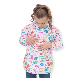 KIZ 3/8 YAŞ AKTİVİTE VE BOYAMA ÖNLÜĞÜ ÇİZGİ DESEN