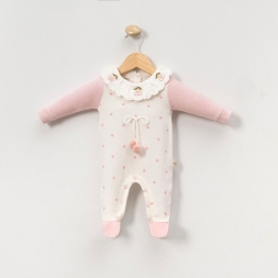 KIZ 3/9 AY CHERRY KADİFE TULUM