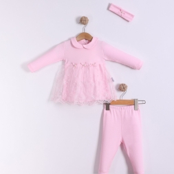 KIZ 3/9 AY ELBİSE TAKIM