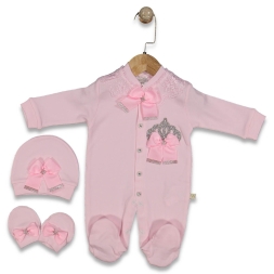 KIZ 3/9 AY TAŞLI TAÇ TULUM SETİ