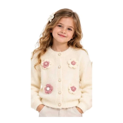 KIZ 4/12 YAŞ MOTİFLİ ÇİÇEKLİ HİRKA