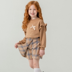 KIZ 4/7 YAŞ TAVŞAN NAKIŞ MODAL  TAKIM