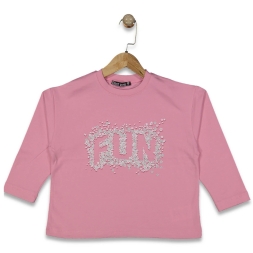 KIZ 5/8 YAŞ ÇİÇEK BASKILI SWEAT