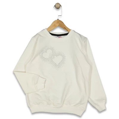 KIZ 5/8 YAŞ KALPLER SWEAT