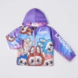 KIZ 5/8 YAŞ KULAKLI BASKILI YAĞMURLUK