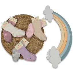 KIZ 6/12 AY HAVLU KIZ KAYDIRMAZ ÇORAP