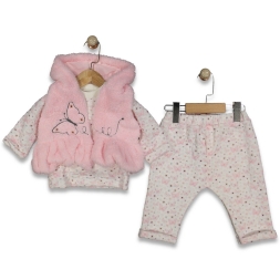 KIZ 6/18 AY KELEBEKLİ 3 LÜ TAKIM