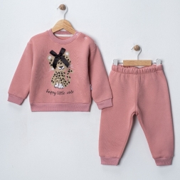 KIZ 6/18 AY LİTTLE CAT KURDALELİ KIZ TAKIM