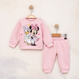 KIZ 6/18 AY MİKİ BASKILI ÜÇ İP TAKIM