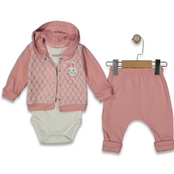 KIZ 6/18 AY TAVŞANLI 3 LÜ ZIBINLI TAKIM