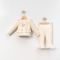 KIZ 6/18 AY TRİKO 3LÜ TAKIM