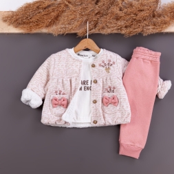 KIZ 6/24 AY CEPLERİ ÇİÇEKLİ TAKIM