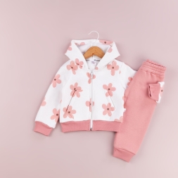 KIZ 6/24 AY ÇİÇEKLİ HIRKA