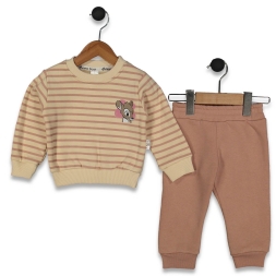 KIZ 6/24 AY ÇİZGİLİ GEYİK  TAKIM