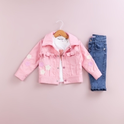 KIZ 6/24 AY KOLARI ÇİÇEKLİ TAKIM