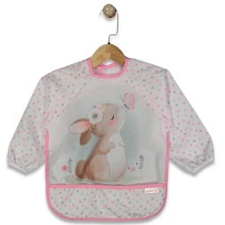 KIZ 6/24 AY TAVŞAN DESENLİ KOLLU ÖNLÜK