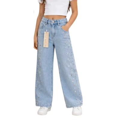 KIZ 7/11 YAŞ KOT PANTOLON