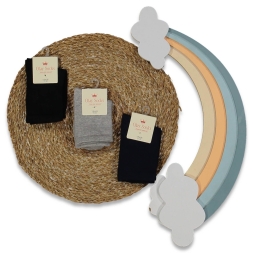 KIZ 7/9 YAŞ DÜZ RENK  ÇORAP