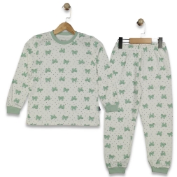 KIZ 7/9 YAŞ FİYONK BASKILI PJAMA TAKIM