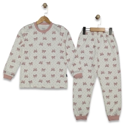 KIZ 7/9 YAŞ FİYONK BASKILI PJAMA TAKIM