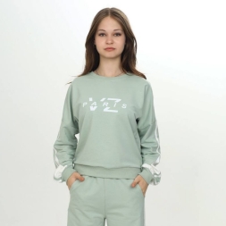 KIZ 8/16 YAŞ ŞERİTLİ VE GARNİLİ SWEAT