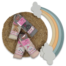 KIZ 9 YAŞ 12\'Lİ KARIŞIK DESEN ÇORAP