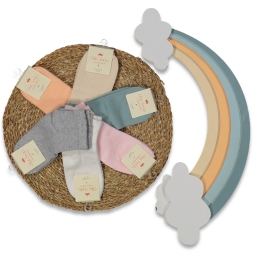 KIZ 9/11 YAŞ 6LI ASORTİLİ KIZ SOKET ÇORAP