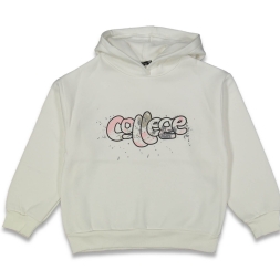 KIZ 9/12 YAŞ COLLEGE BASKILI 2İP SWEAT