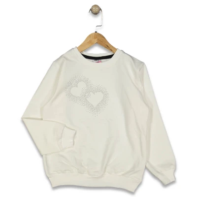 KIZ 9/12 YAŞ KALPLER SWEAT