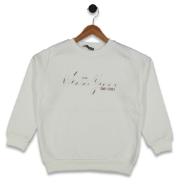 KIZ 9/12 YAŞ WRİLE NAKIŞLI 2İP SWEAT