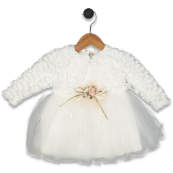 KIZ 9/18 AY TÜL BOLEROLU ELBİSE